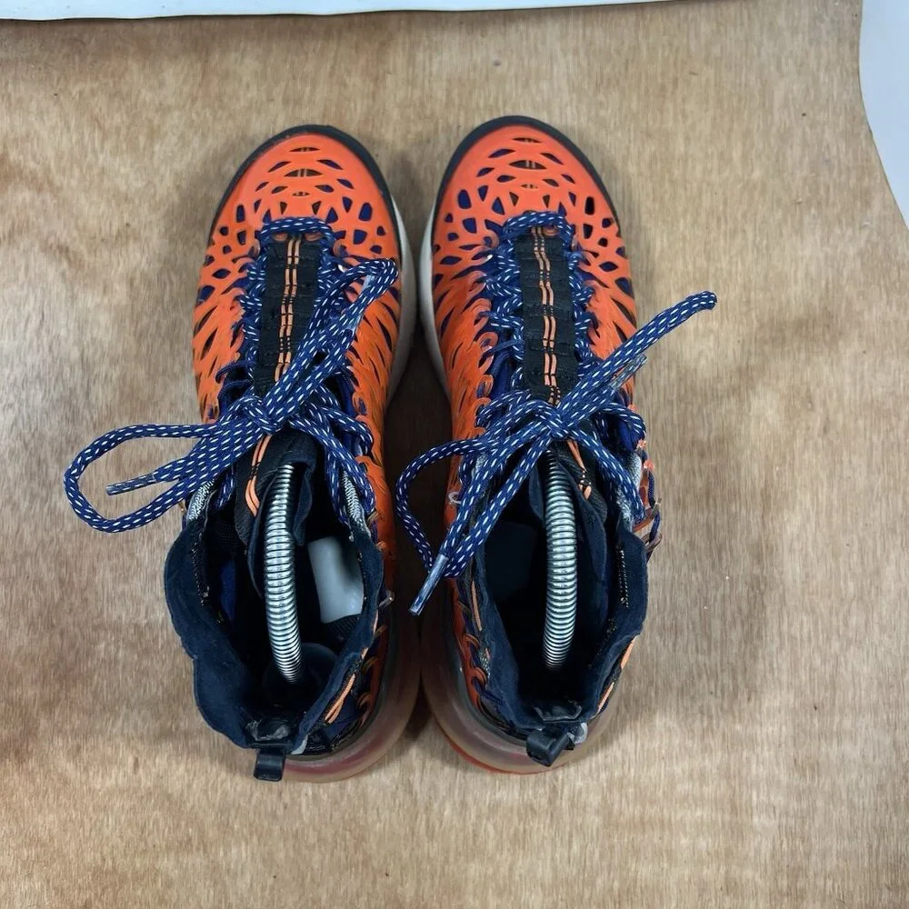 Nike Air Max 270 ISPA Men Size 7.5 Blue Void/Terra Orange BQ1918 400